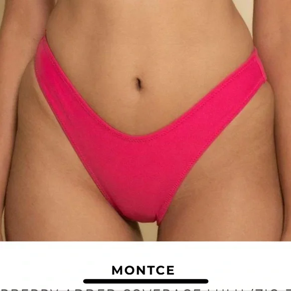 Montce Raspberry Bikini Bottom - Picture 5 of 5